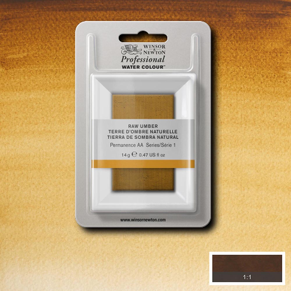 Winsor & Newton Professional Sulu Boya Raw Umber 554 S.1 (Dev Tablet)