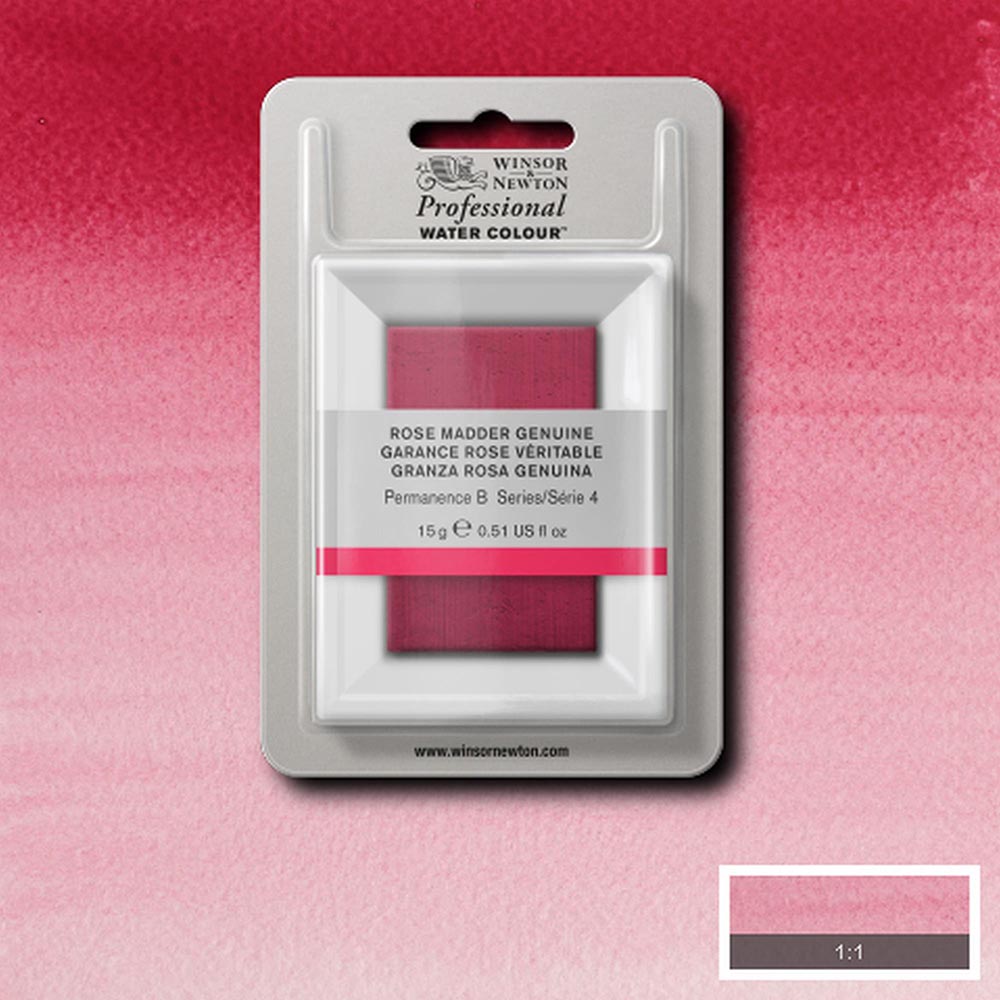 Winsor & Newton Professional Sulu Boya Rose Madder Gen. 587 S.4 Dev Tablet