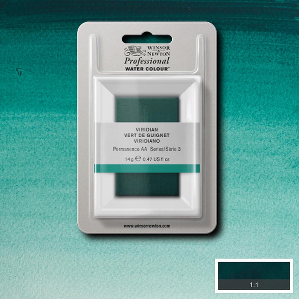 Winsor & Newton Professional Sulu Boya Viridian 692 S.3 (Dev Tablet)