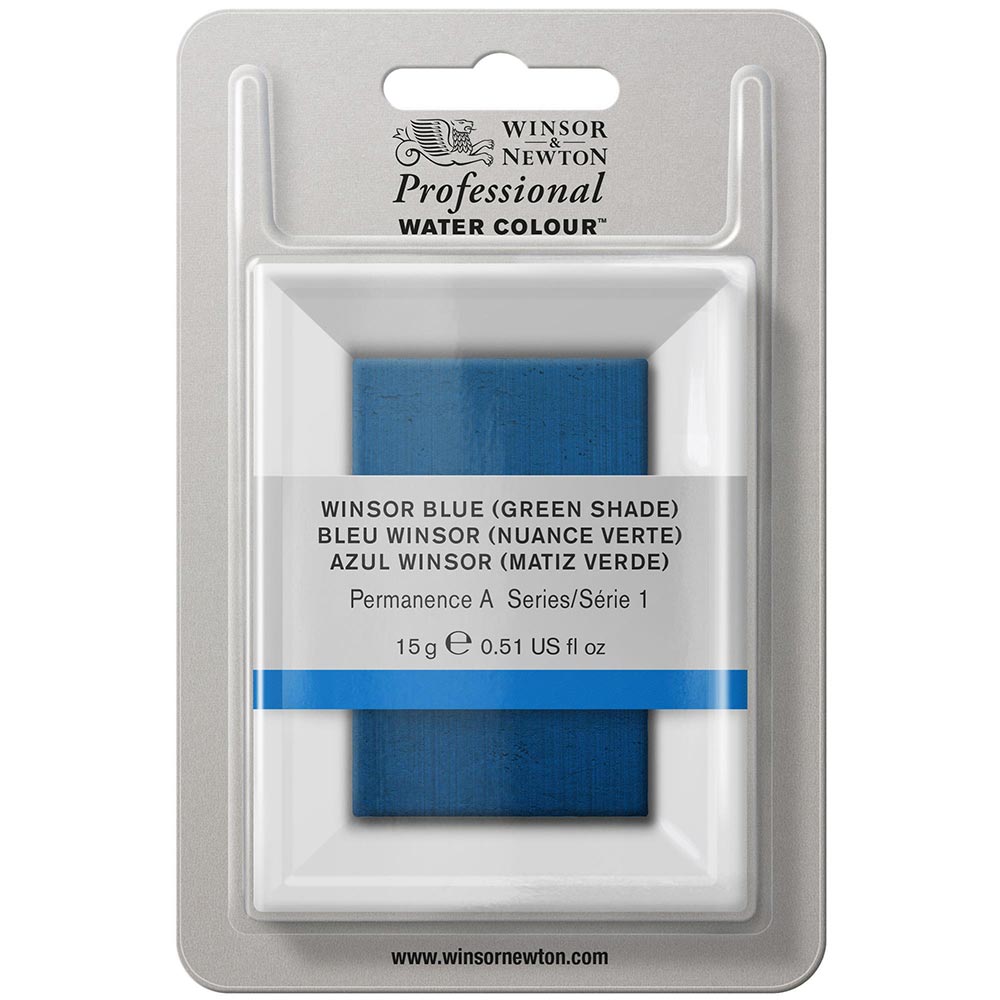 Winsor & Newton Professional Sulu Boya Winsor Blue (Green Shade) 707 S.1 (Dev Tablet)