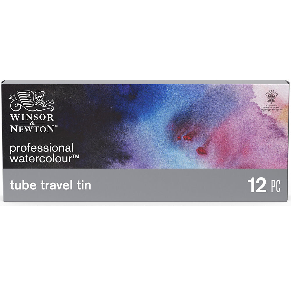 Winsor & Newton Professional Water Colour Lightweight Sketchers Box (Metal Kutulu 12 x 5ml Sulu Boya Seti)