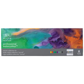 Winsor & Newton Professional Watercolour Revival Collection Set (12 x Yarım Tablet Sulu Boya Seti)