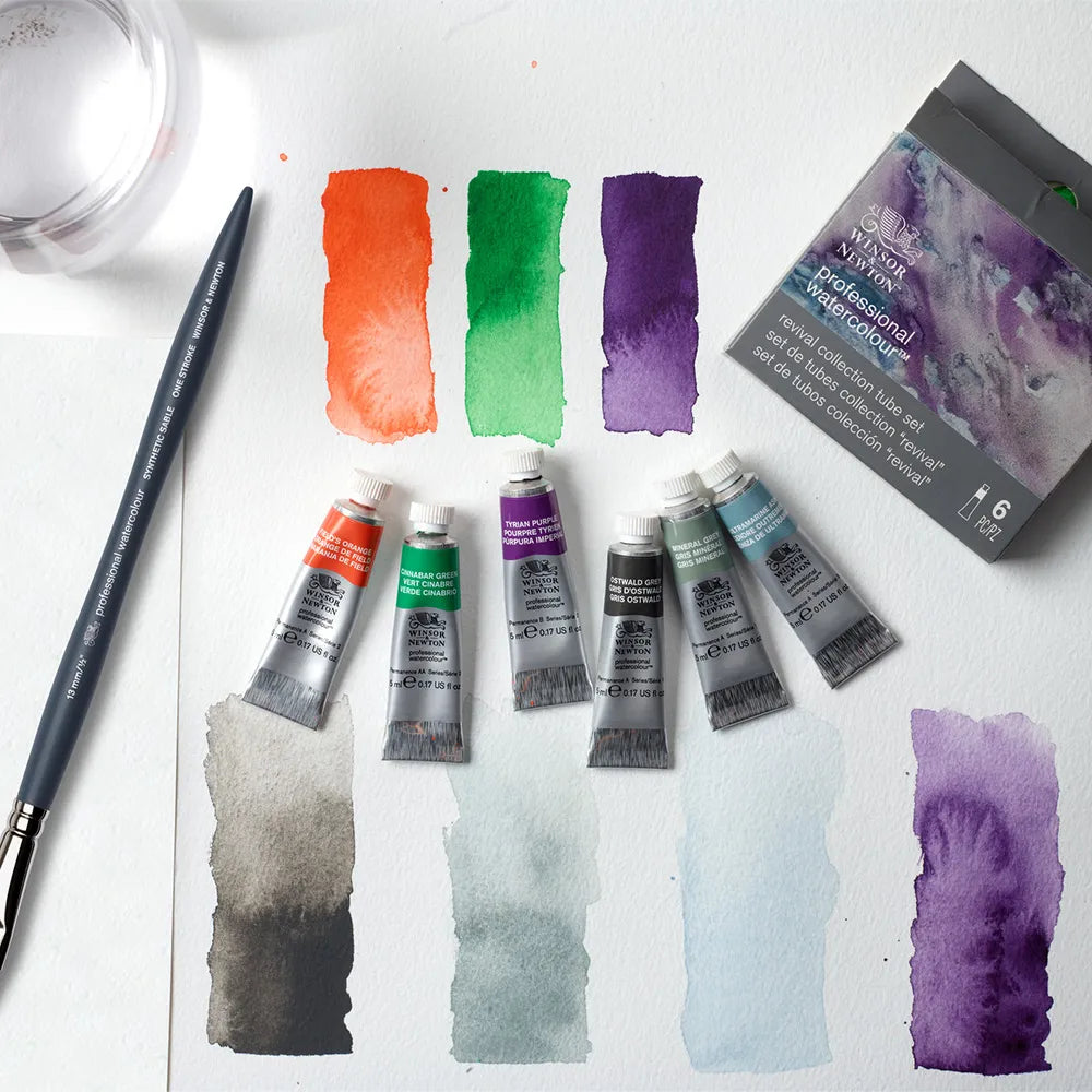 Winsor & Newton Professional Watercolour Revival Collection Set (6 x 5ml Sulu Boya Seti)