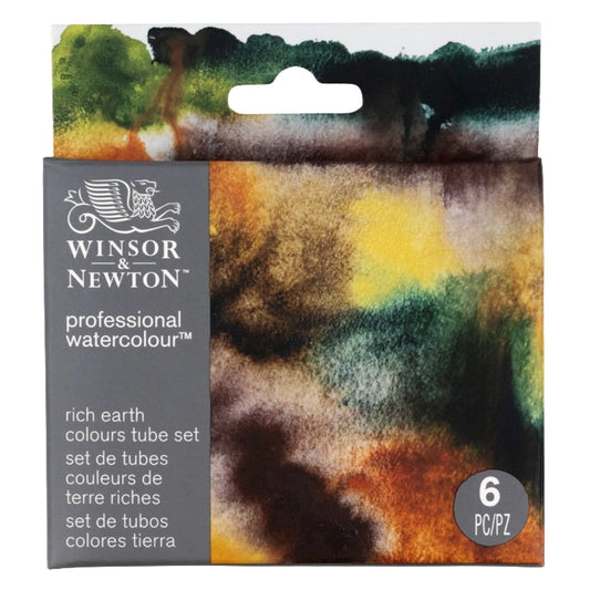 Winsor & Newton Professional Watercolour Rich Earth Set (6x5ml)