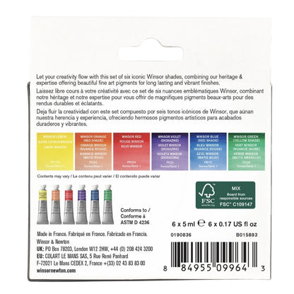 Winsor & Newton Professional Watercolour Winsor Set (6x5ml)