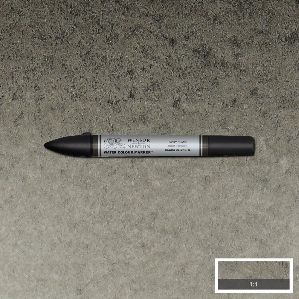 Winsor & Newton Promarker Watercolour Ivory Black 331