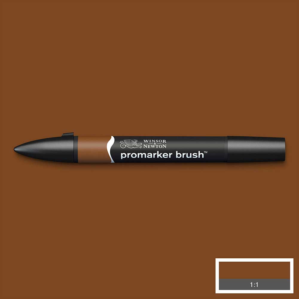 Winsor & Newton Promarker Brush Burnt Sienna 074