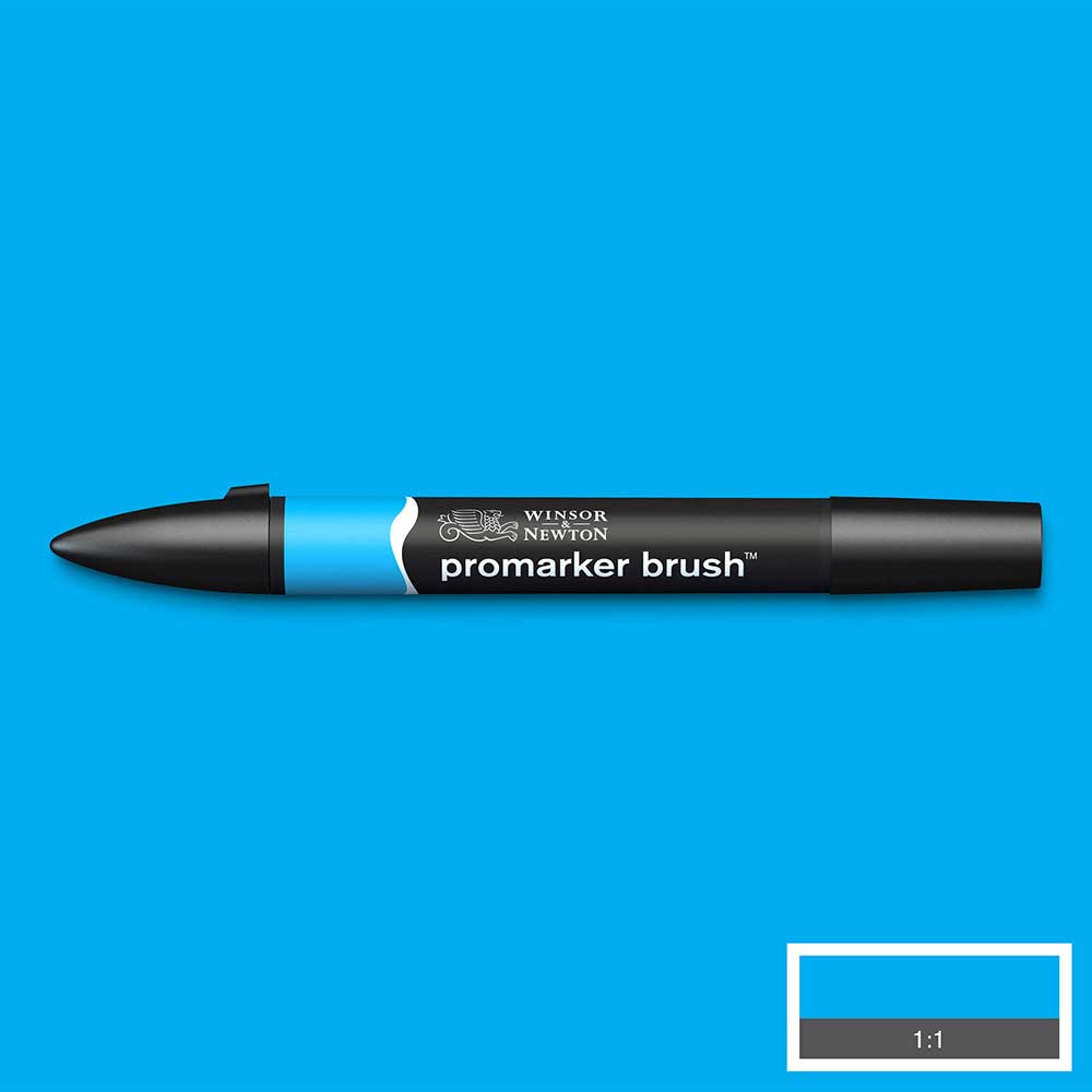 Winsor & Newton Promarker Brush Cyan 207