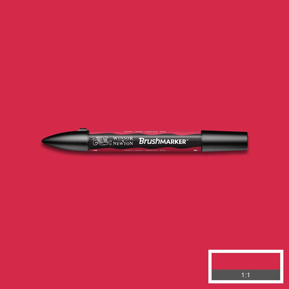 Winsor & Newton Promarker Brush Poppy Red 656 (R565)