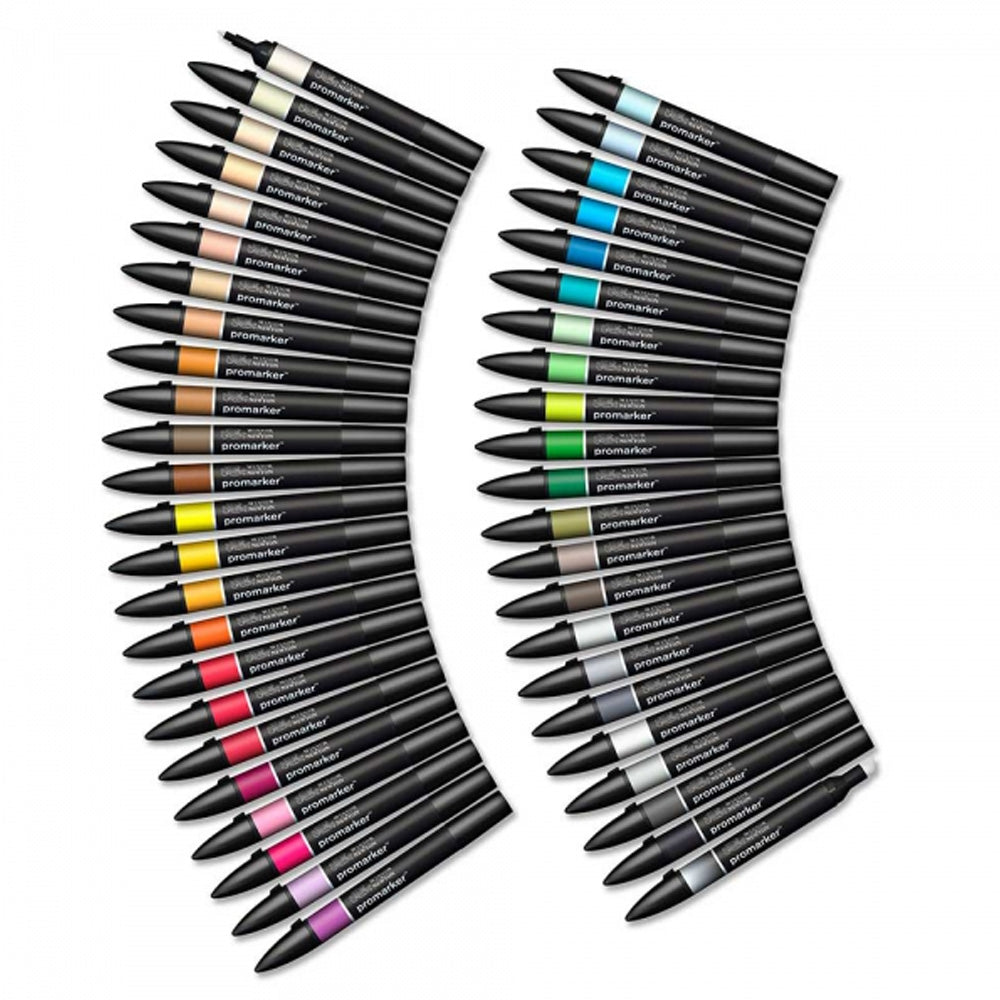 Winsor & Newton Promarker Masaüstü Standlı Set (48 renk)