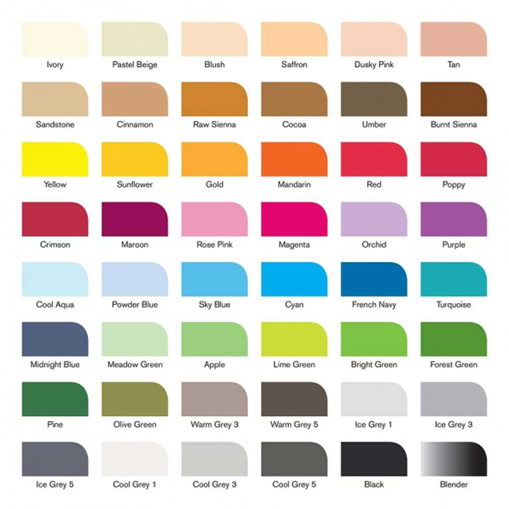 Winsor & Newton Promarker Masaüstü Standlı Set (48 renk)