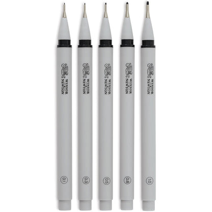 Winsor & Newton Fineliner Çizim Kalemi Seti 0,1mm Siyah 5'li