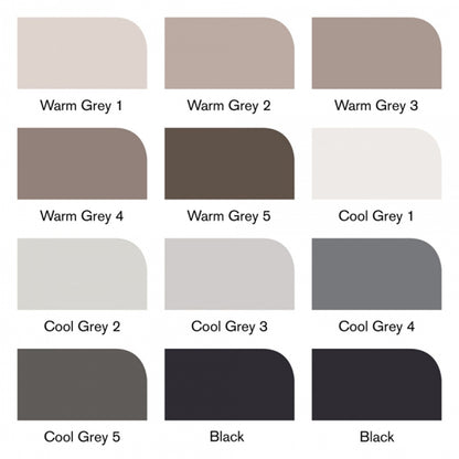 Winsor & Newton Promarker Brush Gri Tonlar Seti (12 renk)