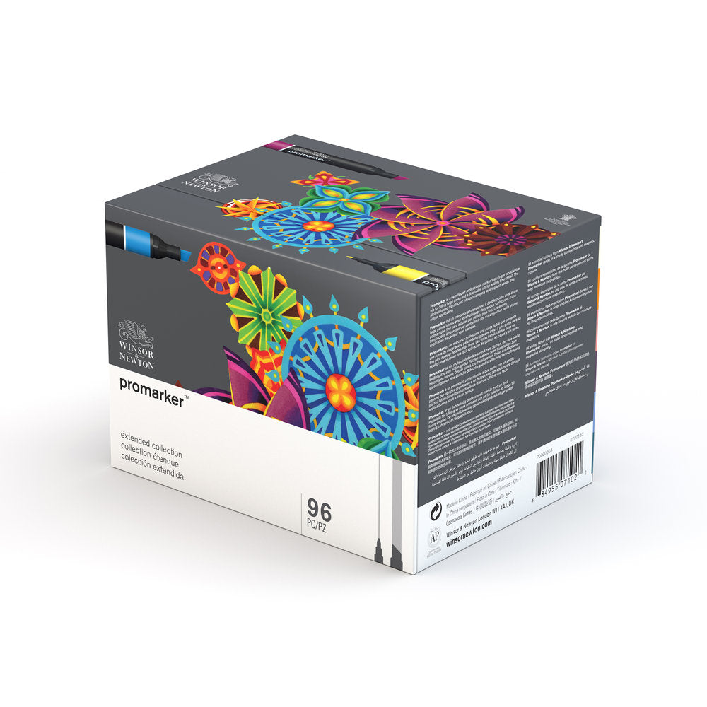 Winsor & Newton Promarker Büyük Karışık Masaüstü Standlı Set (96 renk)