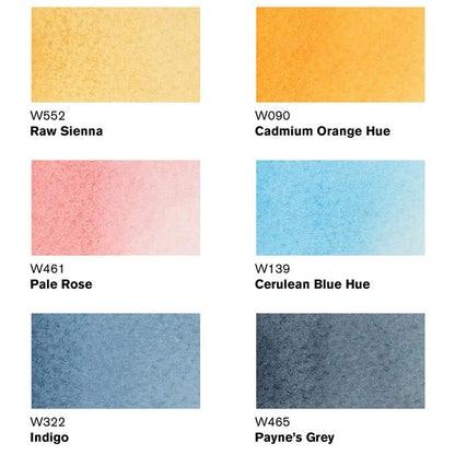 Winsor & Newton Promarker Watercolour Set Sky Tones (6xGökyüzü Tonları)