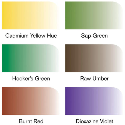 Winsor & Newton Promarker Watercolour Set Foliage Tones (6xBitki Tonları)
