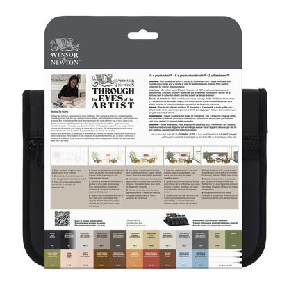 Winsor & Newton Promarker Interiors Çantalı Set (25'li)