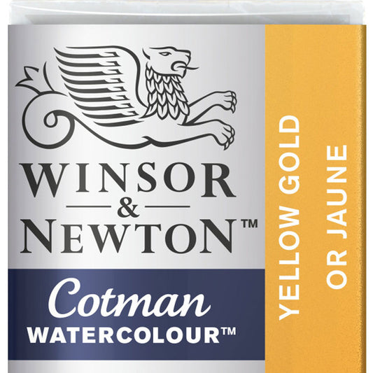 Winsor & Newton Cotman Sulu Boya Yarım Tablet Yellow Gold 088 S.2
