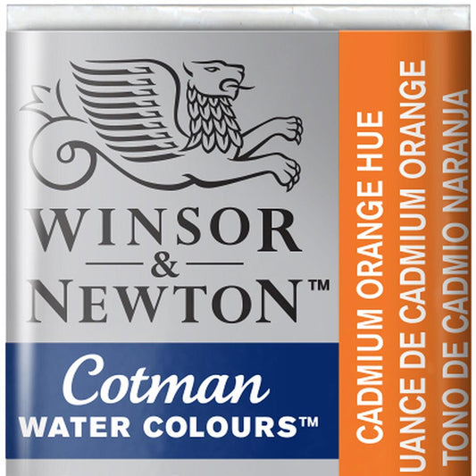 Winsor & Newton Cotman Sulu Boya Yarım Tablet Cadmium Orange Hue 090