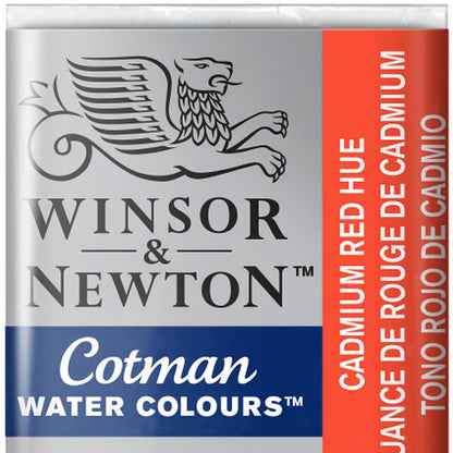 Winsor & Newton Cotman Sulu Boya Yarım Tablet Cadmium Red Hue 095