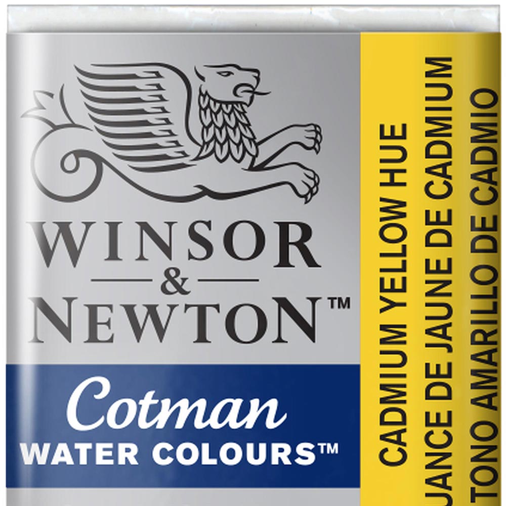 Winsor & Newton Cotman Sulu Boya Yarım Tablet Cadmium Yellow Hue 109