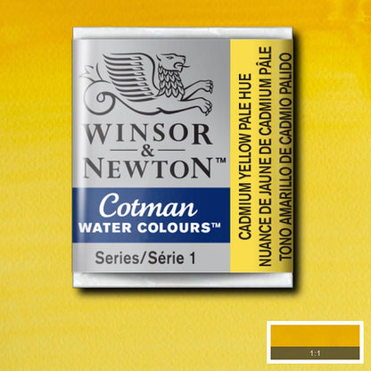 Winsor & Newton Cotman Sulu Boya Yarım Tablet Cadmium Yellow Pale Hue 119