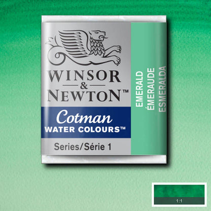 Winsor & Newton Cotman Sulu Boya Yarım Tablet Emerald 235