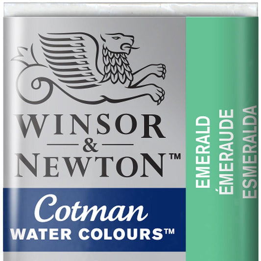 Winsor & Newton Cotman Sulu Boya Yarım Tablet Emerald 235
