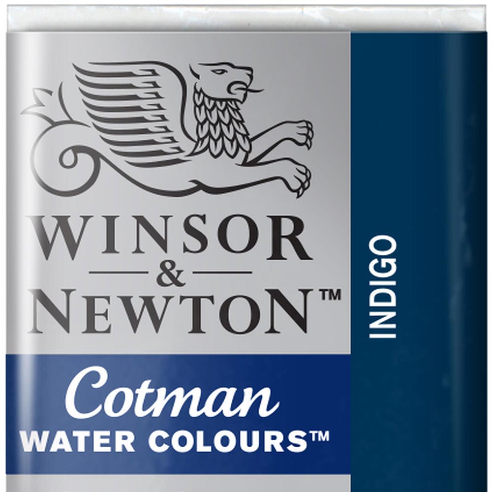 Winsor & Newton Cotman Sulu Boya Yarım Tablet Indigo 322