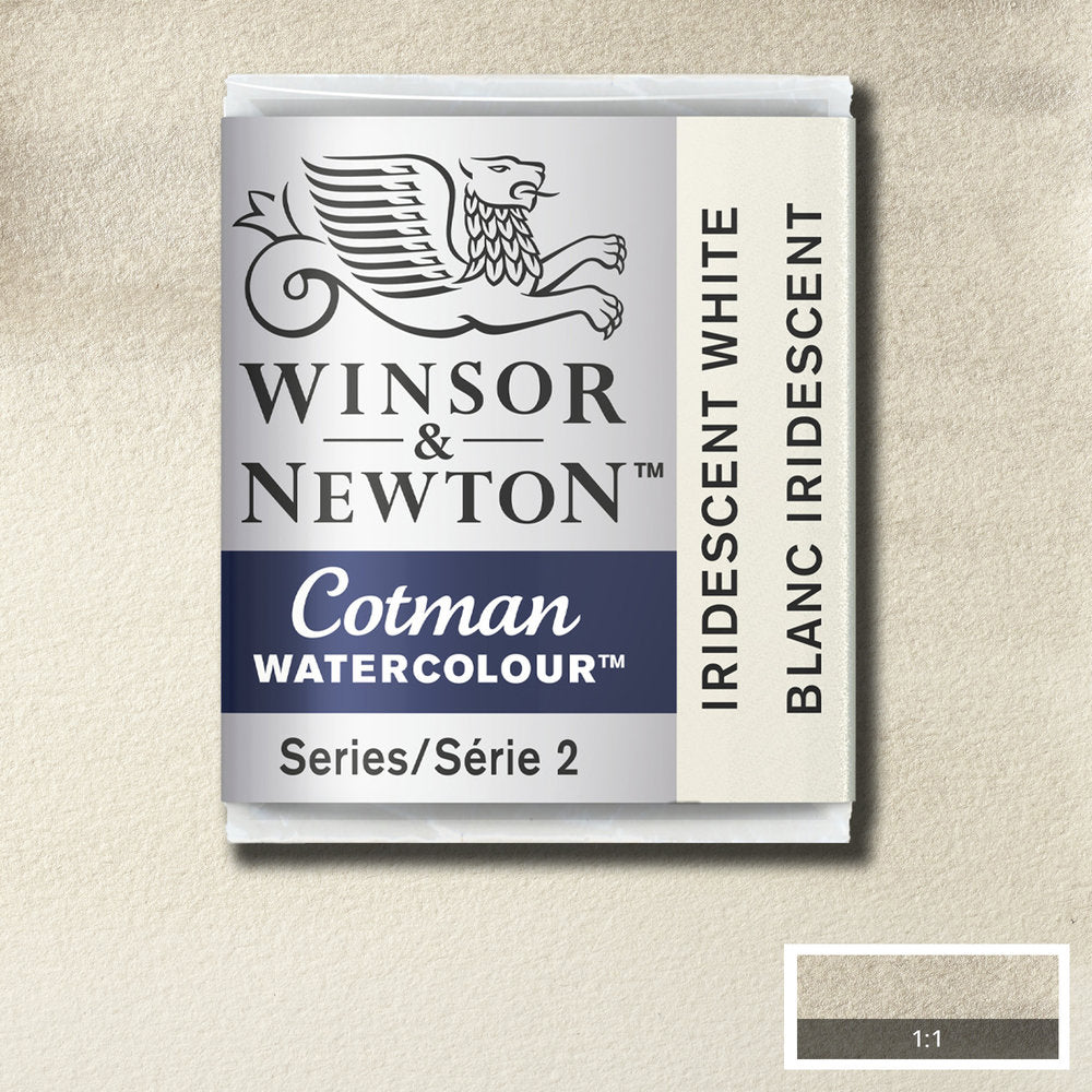 Winsor & Newton Cotman Sulu Boya Yarım Tablet Iridescent White 330 S.2