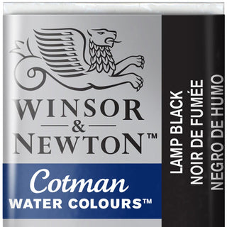 Winsor & Newton Cotman Sulu Boya Yarım Tablet Lamp Black 337