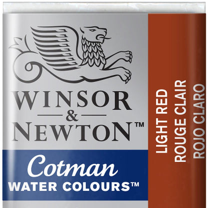 Winsor & Newton Cotman Sulu Boya Yarım Tablet Light Red 362