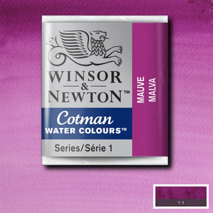 Winsor & Newton Cotman Sulu Boya Yarım Tablet Mauve 398