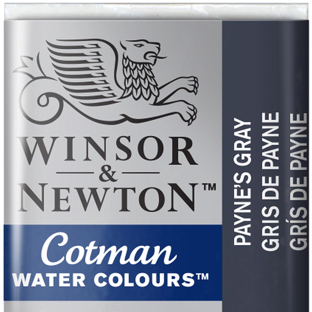 Winsor & Newton Cotman Sulu Boya Yarım Tablet Payne’s Gray 465