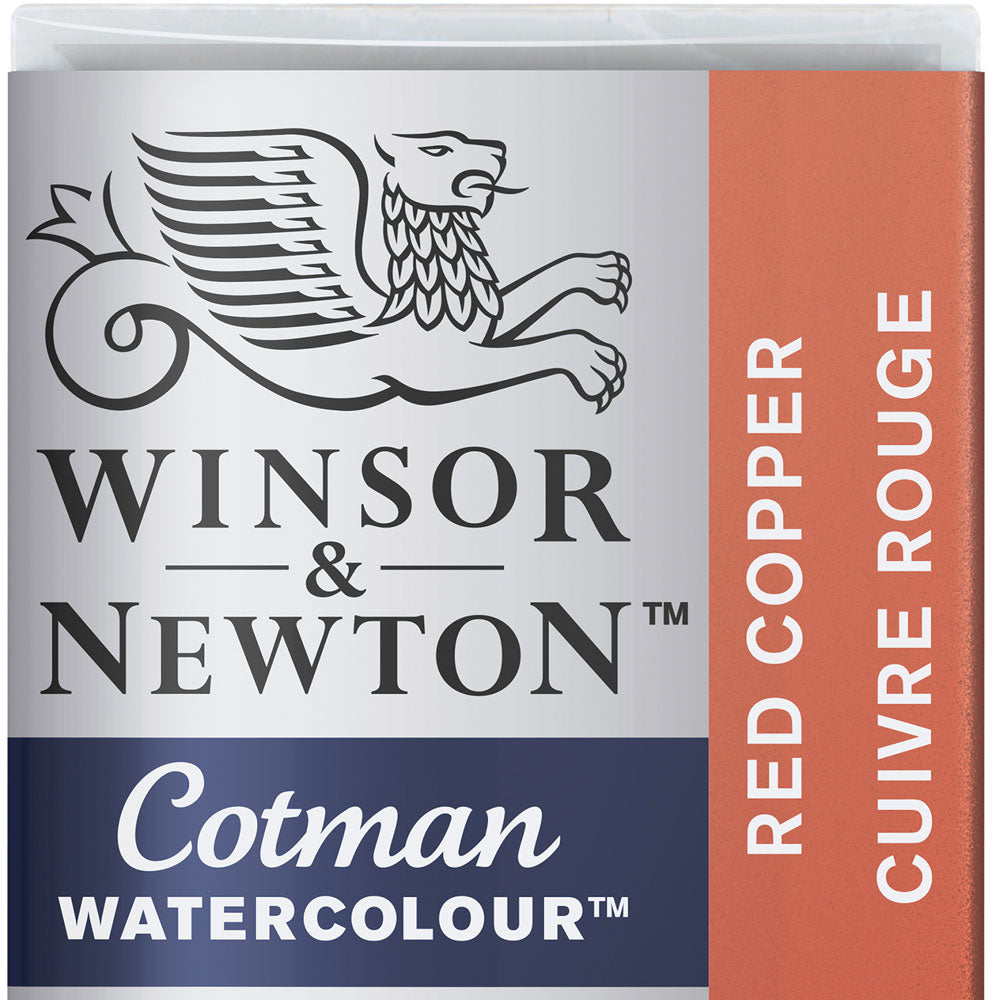 Winsor & Newton Cotman Sulu Boya Yarım Tablet Red Copper 471 S.2