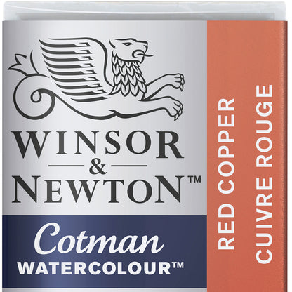 Winsor & Newton Cotman Sulu Boya Yarım Tablet Red Copper 471 S.2