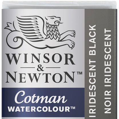 Winsor & Newton Cotman Sulu Boya Yarım Tablet Iridescent Black 473 S.2