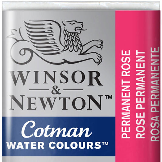 Winsor & Newton Cotman Sulu Boya Yarım Tablet Permanent Rose 502