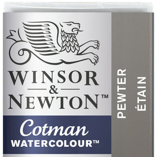 Winsor & Newton Cotman Sulu Boya Yarım Tablet Pewter 511 S.2
