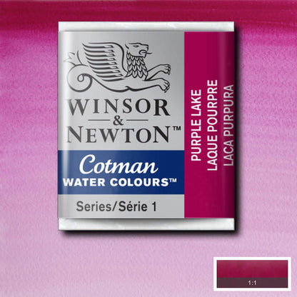 Winsor & Newton Cotman Sulu Boya Yarım Tablet Purple Lake 544