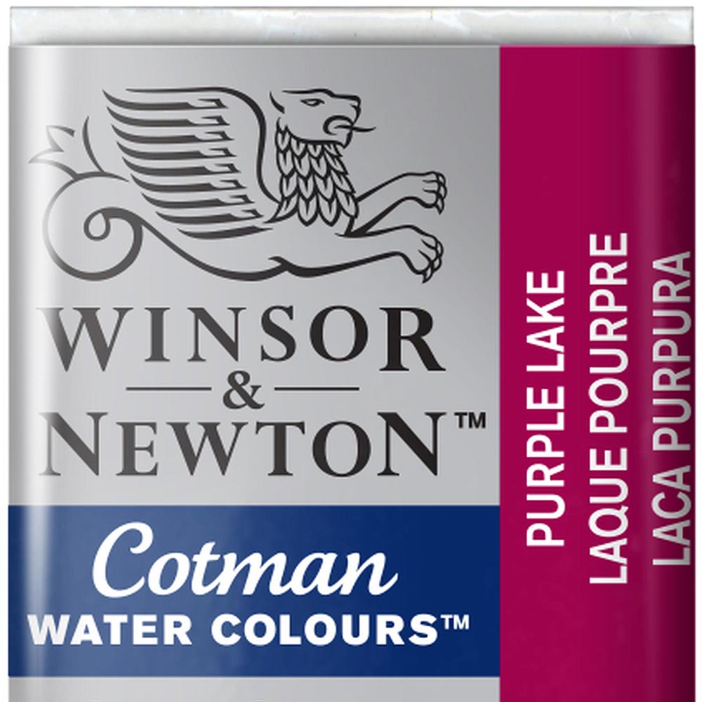 Winsor & Newton Cotman Sulu Boya Yarım Tablet Purple Lake 544