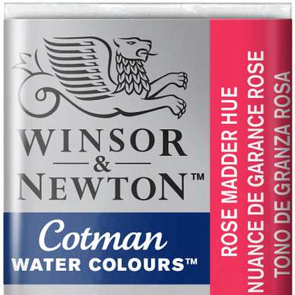 Winsor & Newton Cotman Sulu Boya Yarım Tablet Rose Madder Hue 580
