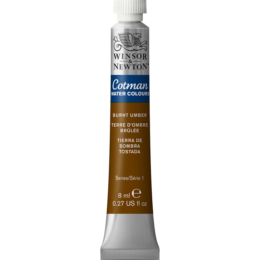 Winsor & Newton Cotman Sulu Boya 8ml Burnt Umber 076