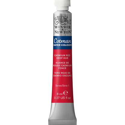Winsor & Newton Cotman Sulu Boya 8ml Cadmium Red Deep Hue 098