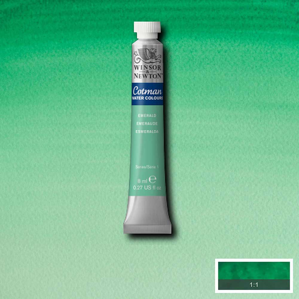 Winsor & Newton Cotman Sulu Boya 8ml Emerald 235