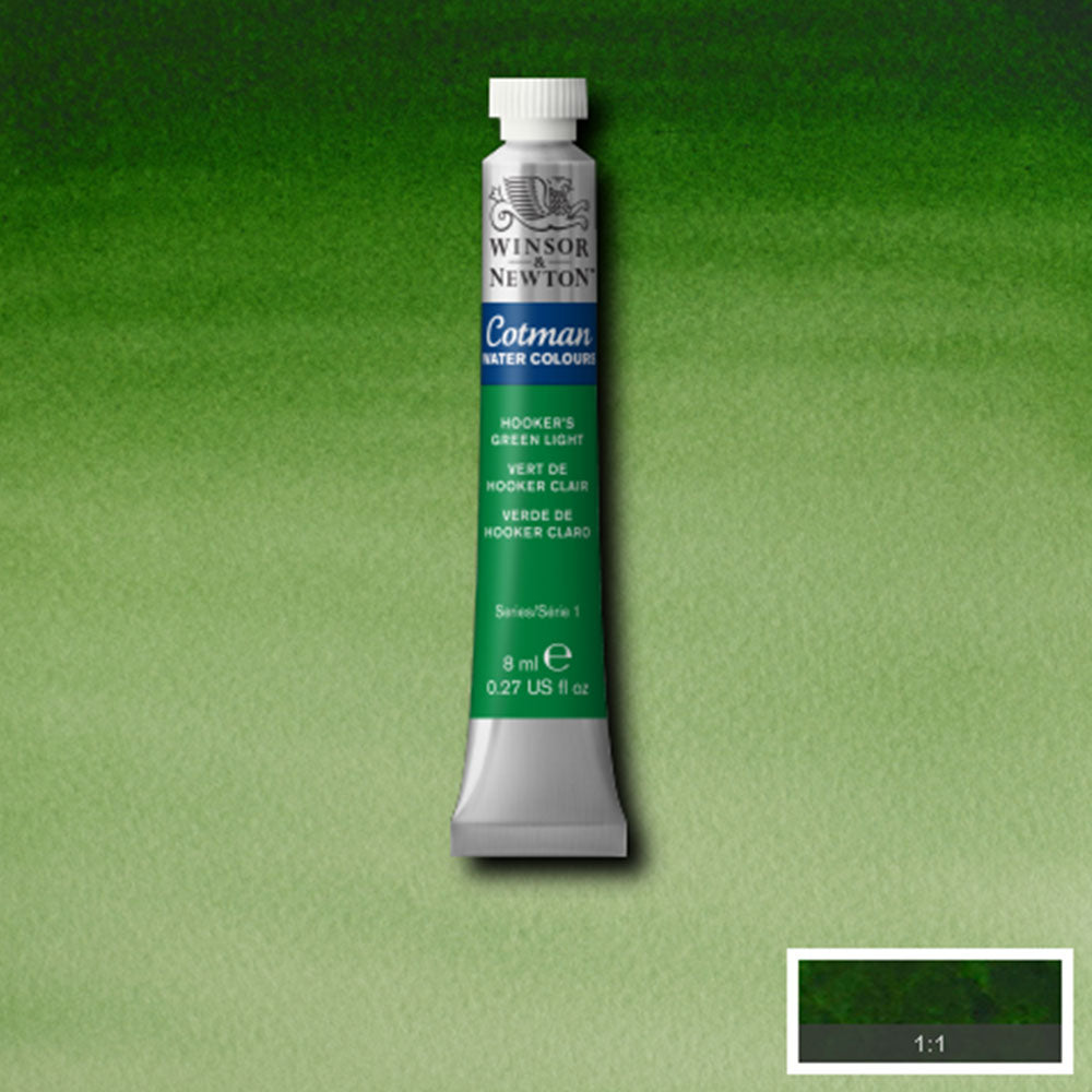 Winsor & Newton Cotman Sulu Boya 8ml Hooker’s Green Light 314
