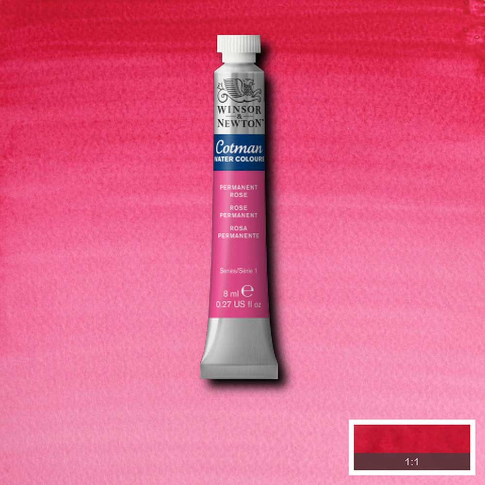 Winsor & Newton Cotman Sulu Boya 8ml Permanent Rose 502