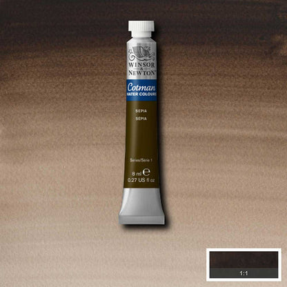 Winsor & Newton Cotman Sulu Boya 8ml Sepia 609
