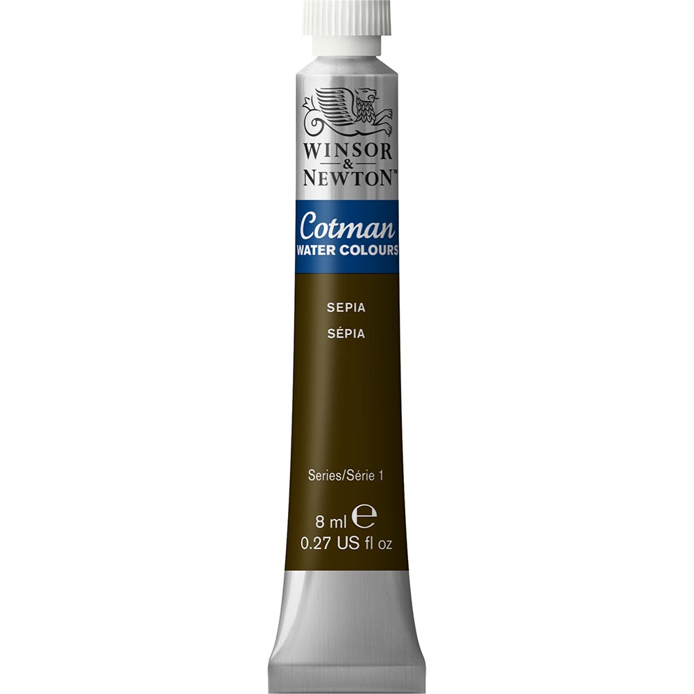 Winsor & Newton Cotman Sulu Boya 8ml Sepia 609
