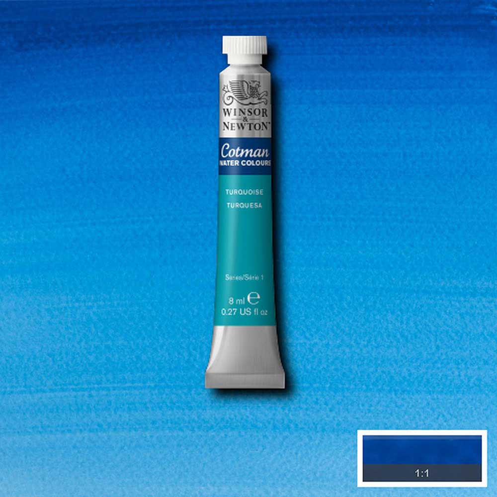 Winsor & Newton Cotman Sulu Boya 8ml Turquoise 654